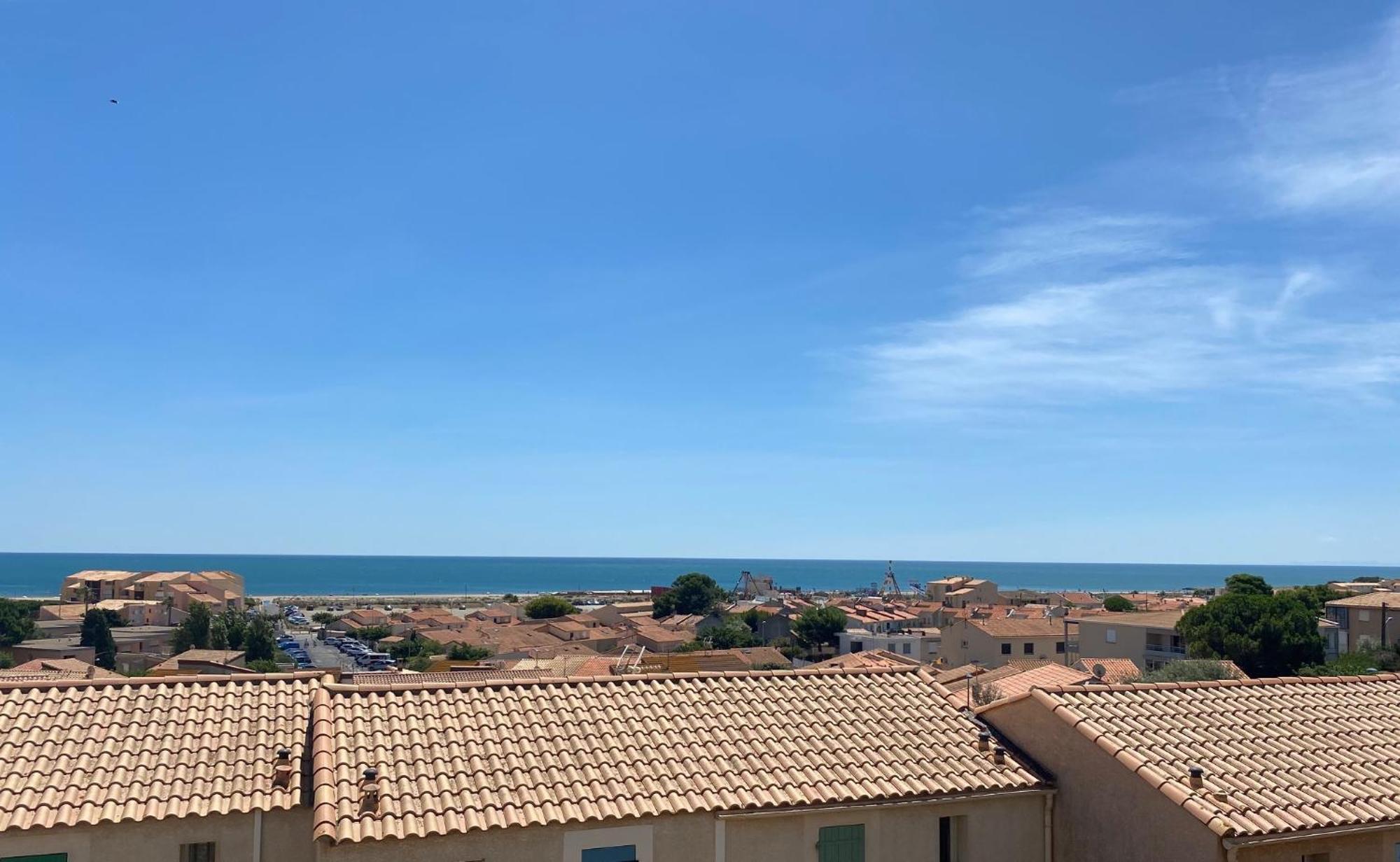 T3 Vue Mer Et Plage, Avec Wifi Et Parking Saint-Pierre-la-Mer  Exteriör bild